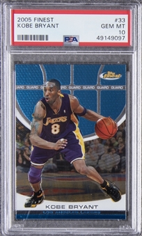2005-06 Topps Finest #33 Kobe Bryant - PSA GEM MT 10